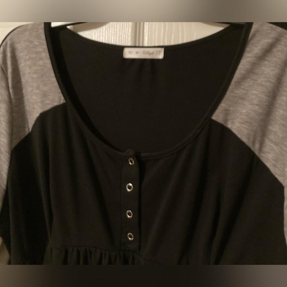 ROSEGAL Roomy TOP Plus Size 24 Slimming Shirt Baseball Tee 5X Cute!
